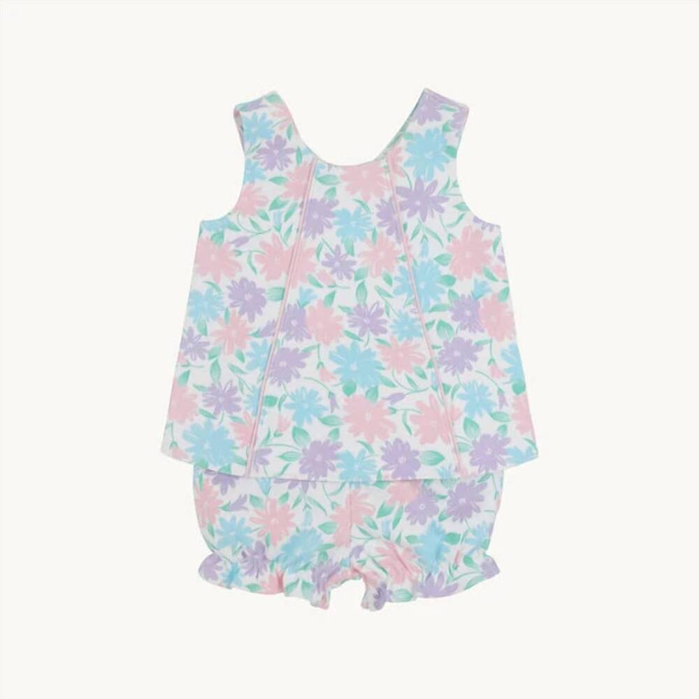 NEW THE BEAUFORT BONNET COMPANY kids' bettye bloomer set in glastonbury blooms